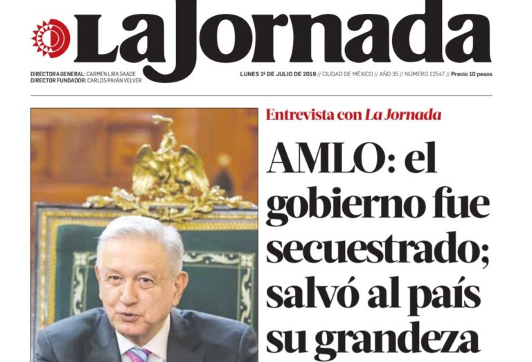 4T pagó 440 mdp a La Jornada y lo salva de crisis económica
