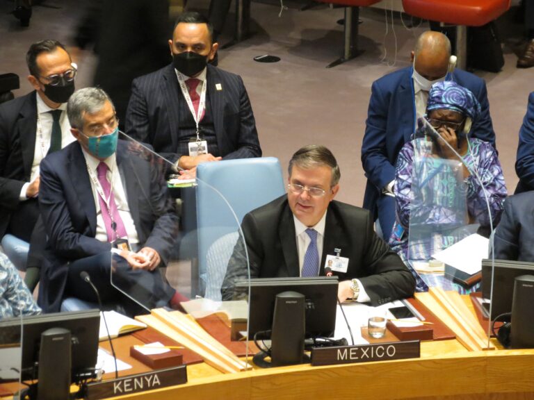 Marcelo Ebrard llama a sistema multilateral a enfrentar cambio climático en la ONU