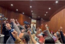 Periodistas interrumpen a legisladores para exigir seguridad y respeto Diputados, protesta periodistas