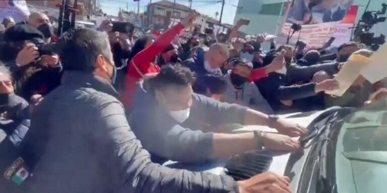 AMLO, protestas Tijuana