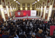 En la mañanera reporteros protestan por periodistas caídos Reporteros, Mañanera