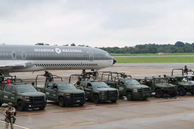 Ejército Mexicano y Guardia Nacional desplegaron 180 efectivos para reforzar la seguridad en Tabasco