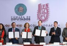 Firma IPN Convenio General de Colaboración con la Cámara de Diputados