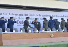 La Secretaría de la Defensa Nacional conmemora el 5/o. Aniversario del inicio de la pandemia del Coronavirus (COVID-19)