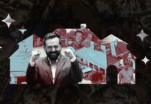 Vocero de Morena se codea con magnates y famosos de Hollywood