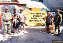 Ejército Mexicano y Guardia Nacional en coordinación con la Secretaría del Bienestar aplican Plan DN-III-E en Tamaulipas