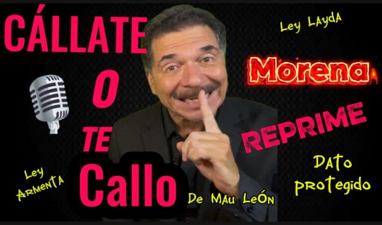 Cállate o te callo, nos quieren calladitos y cooperando, morenistas ahogando voces por todos lados