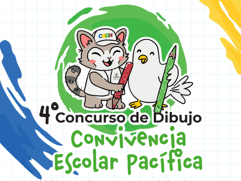 La CNDH y el Gobierno de Tlaxcala convocan al 4º Concurso de Dibujo  “Convivencia Escolar Pacífica”