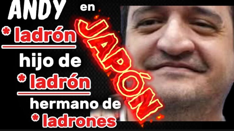 El Príncipe Andy, ladrón, hijo y hermano de ladrones, pasó del Río Puyacatengo gratis a Japón millonario