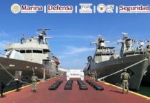 En una operación en la mar, aseguran más de media tonelada de cocaína en costas de Guerrero