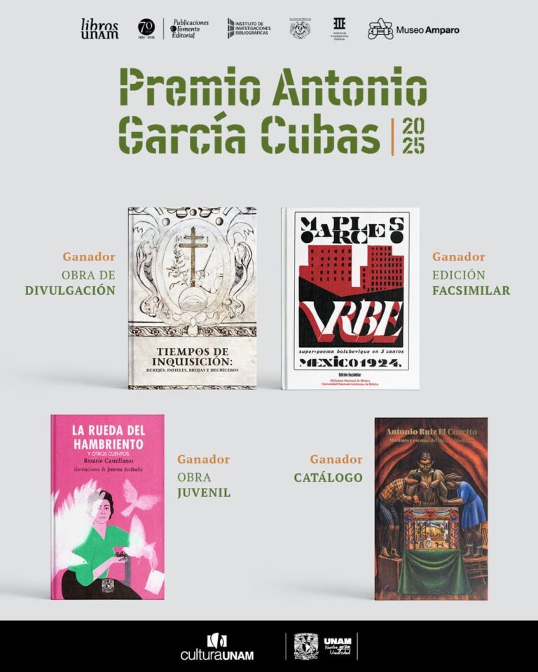 Cuatro publicaciones de la UNAM son reconocidas en la edición XXVII del Premio Antonio García Cubas