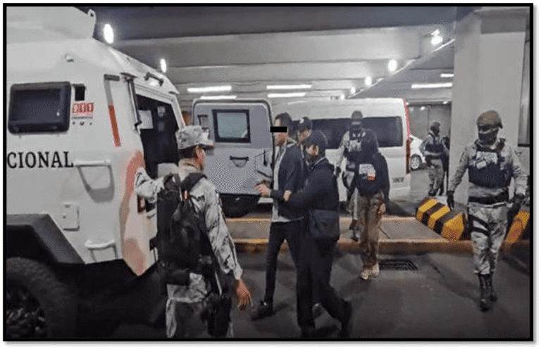 Guardia Nacional y Ejército Mexicano en coordinación con Marina, SSPC y CNI detienen a Oscar “N” considerado principal operador financiero del CJNG