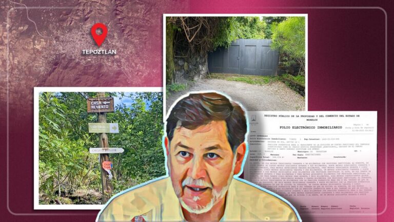 Casa de Tepoz: Noroña habita en predio irregular