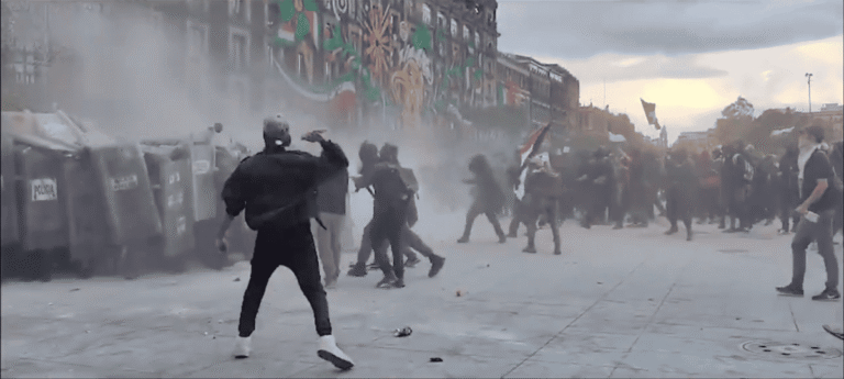 Bloque Negro, amenaza para la CDMX; versión de Halcones-71