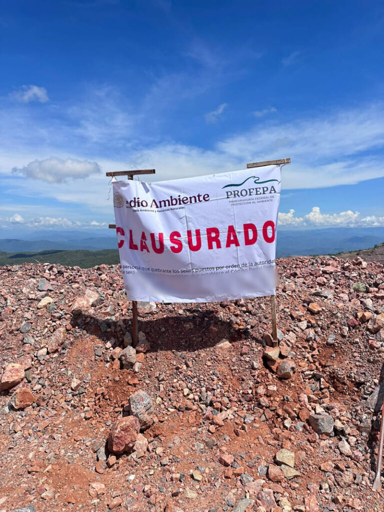 Clausura Profepa minera Los Filos, en Guerrero
