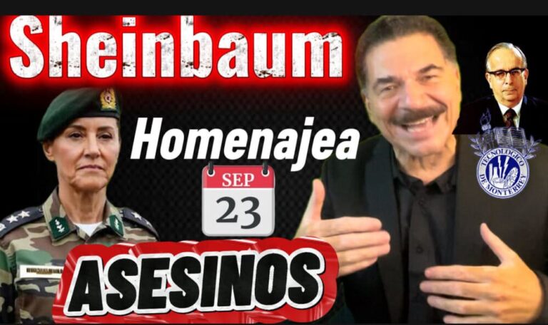 VideoBlog: Sheinbaum, la Guerrillera, y AMLO, el Criminal, Glorifican una vez más a Asesinos