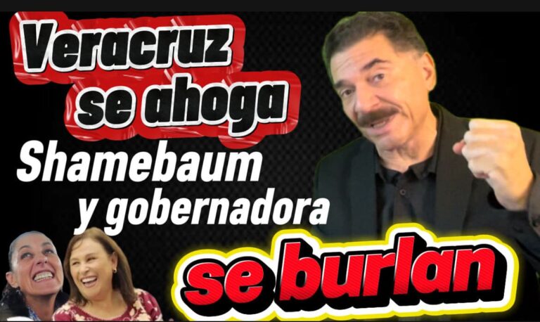 Videoblog: Veracruz se Ahoga y Sheinbaum y la Gobernadora se Burlan de la Población