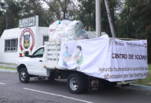 Semarnat entrega 15 toneladas de víveres recolectados para apoyar a comunidades afectadas por las lluvias