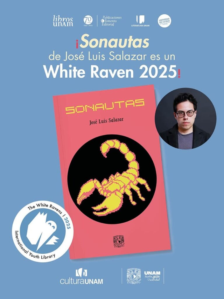 Sonautas, entre las mejores obras juveniles del mundo:  fue seleccionada por The White Ravens 2025