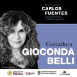 Gioconda Belli obtiene el Premio Internacional Carlos Fuentes a la Creación Literaria en el Idioma Español 2025