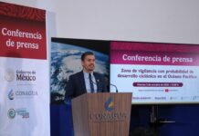 Gobierno de México informa sobre posible formación de un ciclón tropical en el océano Pacífico