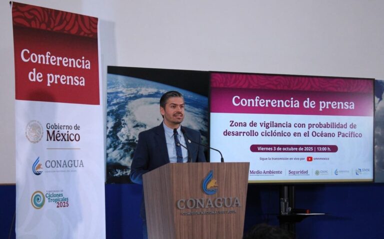 Gobierno de México informa sobre posible formación de un ciclón tropical en el océano Pacífico