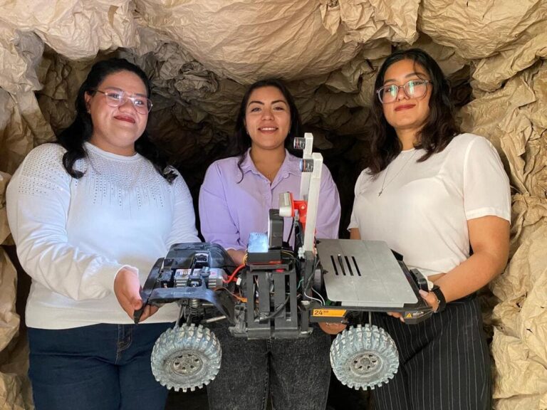 Diseñan estudiantes del Politécnico robot explorador que mapea e identifica riesgos en minas