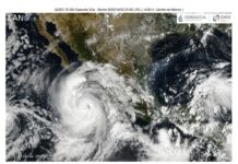 Priscilla ocasionará lluvias de muy fuertes a intensas en las costas del occidente de México y del sur de Baja California Sur