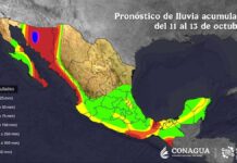 Se pronostican lluvias de intensas a torrenciales para Sonora durante este fin de semana, debido a Raymond y el frente frío número 6