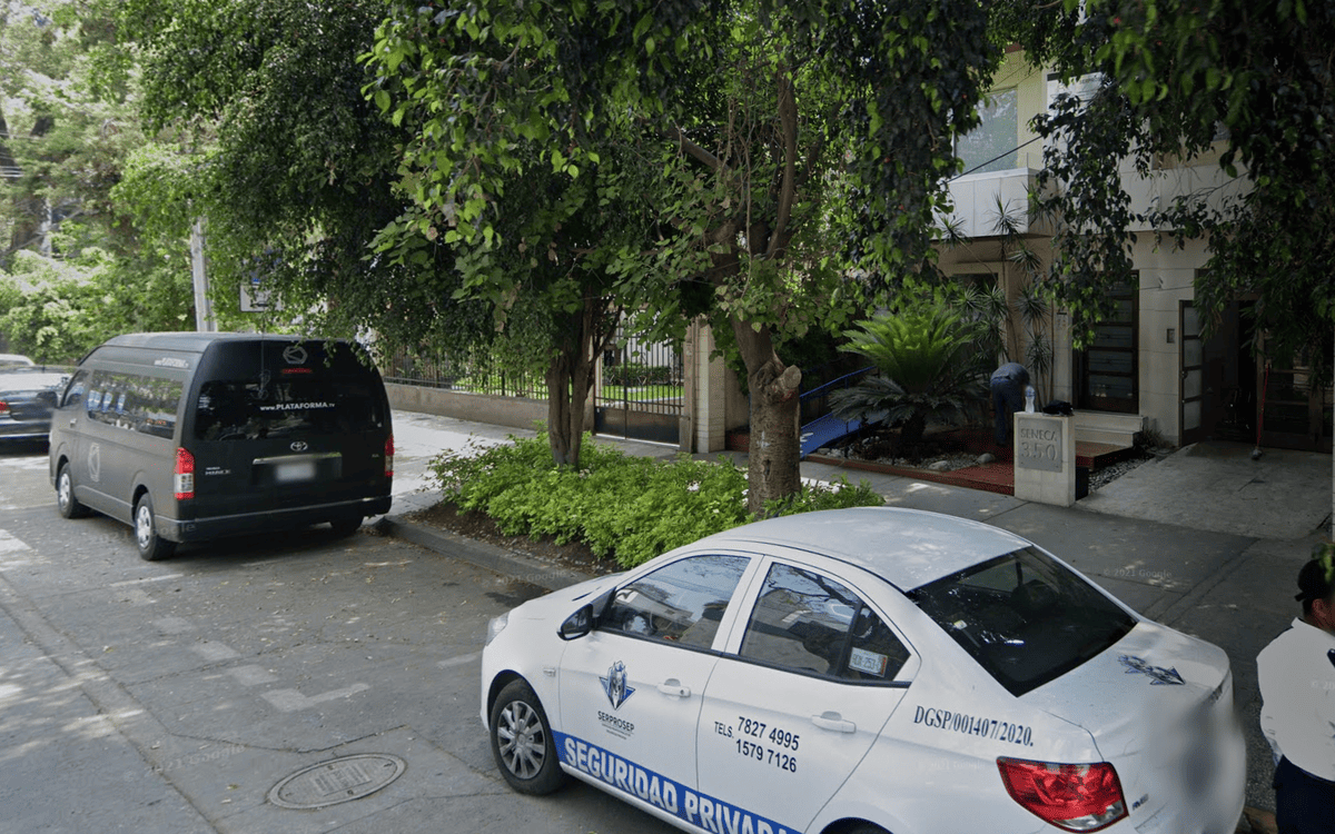 Este es el domicilio de Séneca 350, en Polanco, que es el domicilio que aportó el contratista de Segalmex. El inmueble lo posee en usufructo Julia Abdalá.