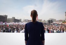 Evento en el Zócalo, la presidenta busca quien la defienda