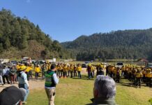 Se instala mando de operación interestatal para la prevención de incendios en el Parque Nacional Lagunas de Zempoala