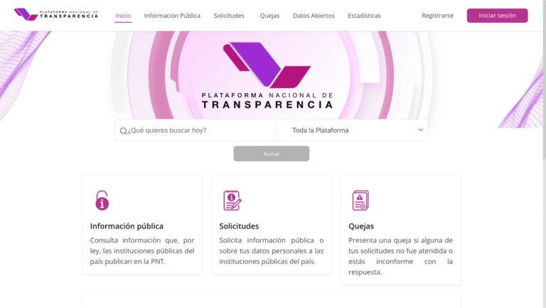 Muro de Opacidad en la Plataforma Nacional de Transparencia