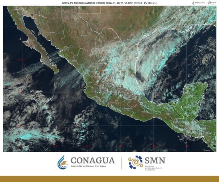 Debido al frente frío número 27, se prevén lluvias de diferentes intensidades en la mayor parte de México, mañana y el lunes