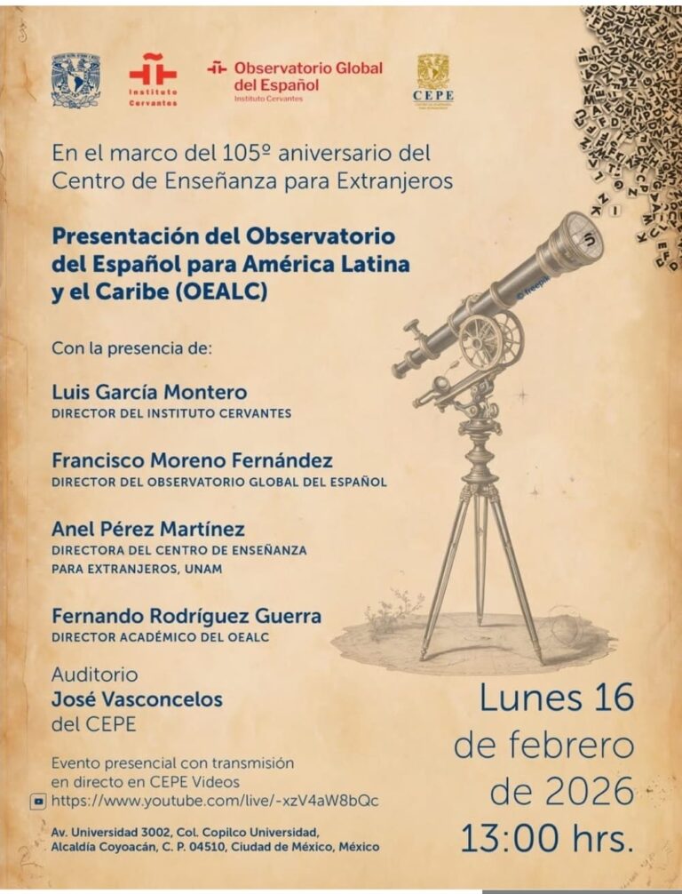Presentarán el Observatorio del Español para América Latina y el Caribe (OEALC)