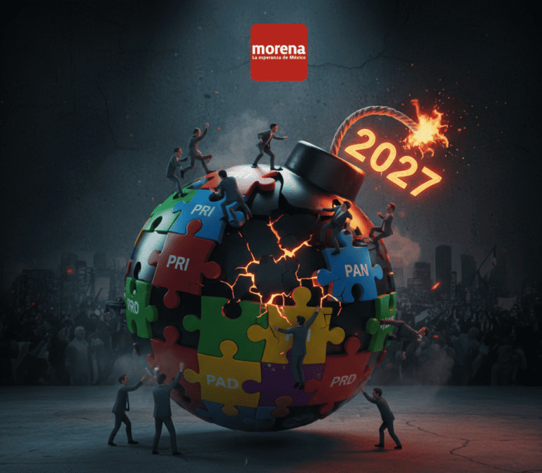 Fusión Explosiva: Morena, una bomba de tiempo para 2027