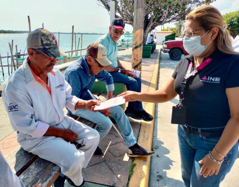 INE avanza en la organización de la Jornada Electoral del 29 de marzo en Tamiahua, Veracruz