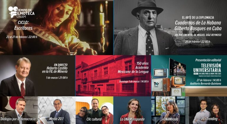 Música, cine, documentales y presentación editorial en el marco de la FIL Minería, por TV UNAM