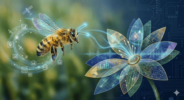¿Sabías Que las abejas usan «búsqueda por voz» y GPS floral para encontrar el mejor polen?
