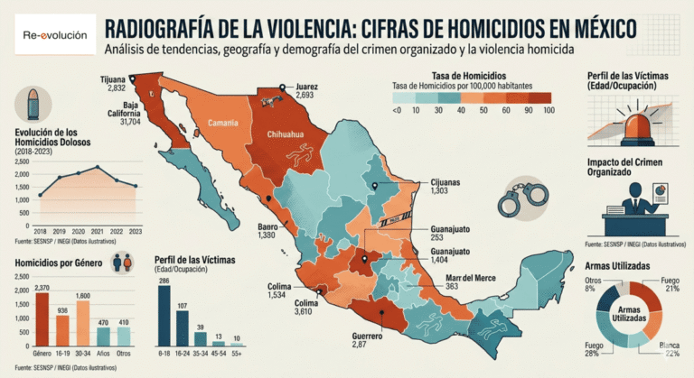 México registra descenso en cifra de homicidios