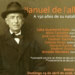 Músicos del INBAL celebran el 150 aniversario del compositor español Manuel de Falla