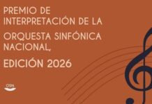 La Orquesta Sinfónica Nacional cierra convocatoria del Premio de Interpretación 2026