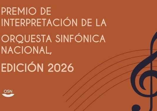 La Orquesta Sinfónica Nacional cierra convocatoria del Premio de Interpretación 2026