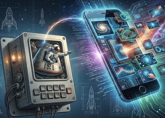 ¿Sabías Que tu celular es millones de veces más potente que las computadoras que llevaron al hombre a la Luna?