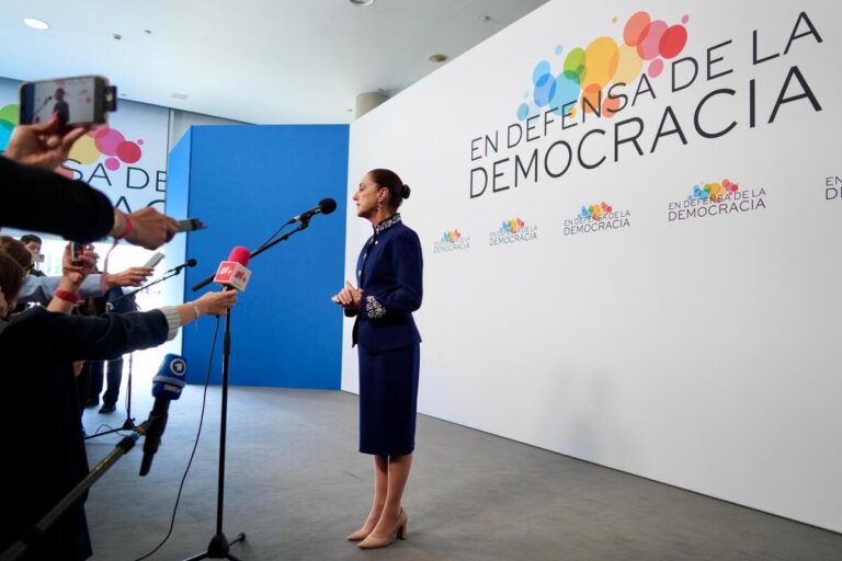 Sheinbaum marginada en cumbre progresista europea