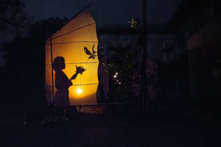 Las fiestas del pueblo murciélago. Teatro de sombras en el Museo Universitario del Chopo