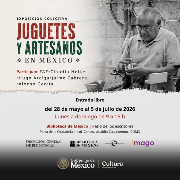 La Biblioteca de México presenta “Juguetes y Artesanos de México”, tradiciones en fotografía