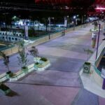 Una ciudad pintada de lila