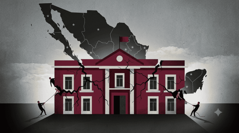 Morena, la casa que se resquebraja